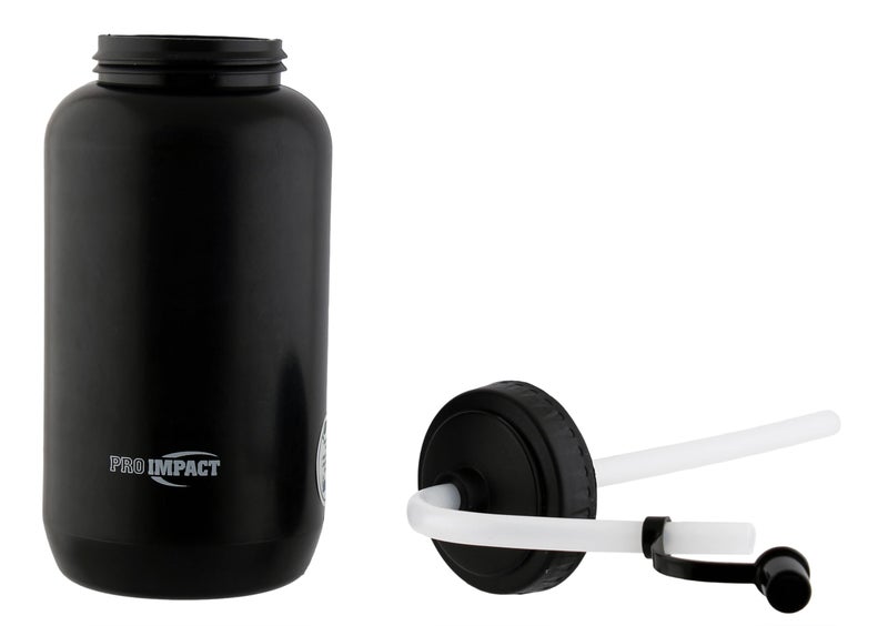 Pro Impact Squeezable Water Bottle Bendable Long Straw - LDPE BPA Free Plastic - Hydration for Baseball Hockey Gym MMA Yoga Boxing Cycling Softball Football Lacrosse (35.5 Oz.) - Image 3
